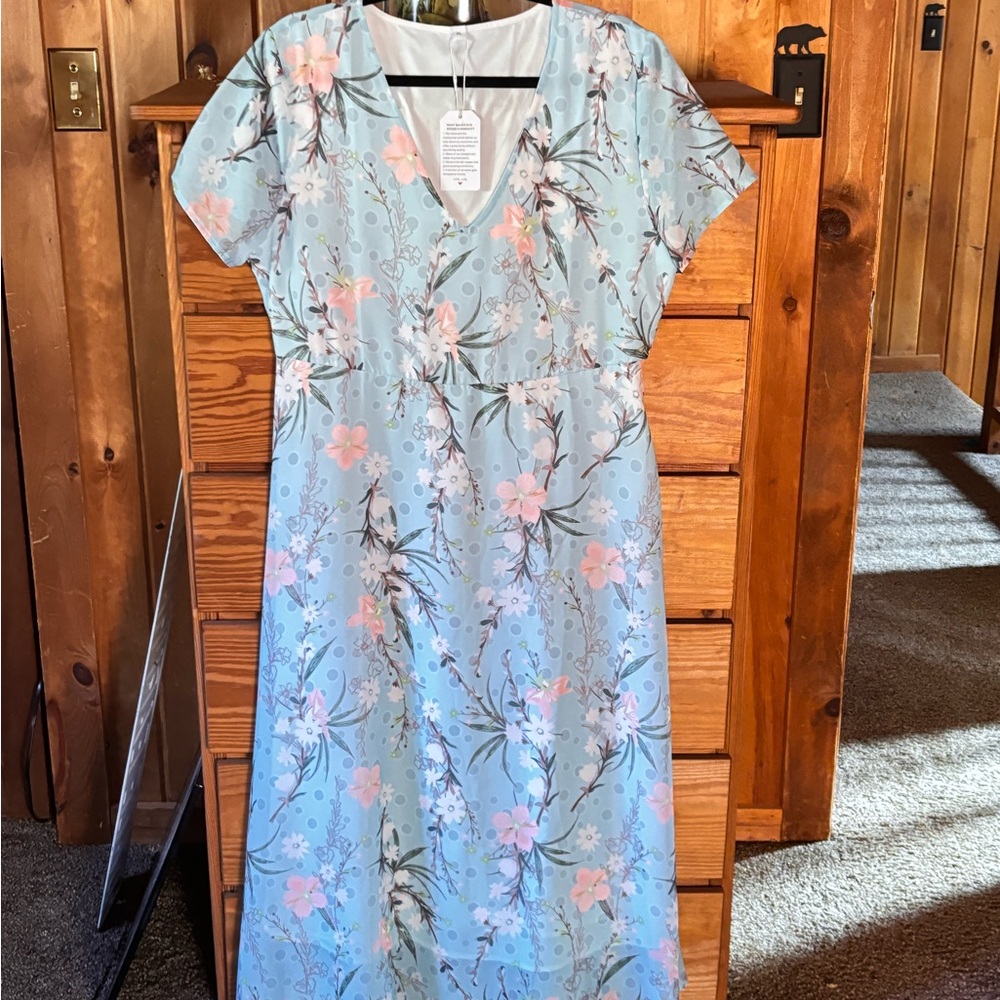 Floral Print Women's Dress